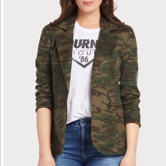 Level 99 Jackets & Coats Level 99 Camo Blazer Evereve Size Small